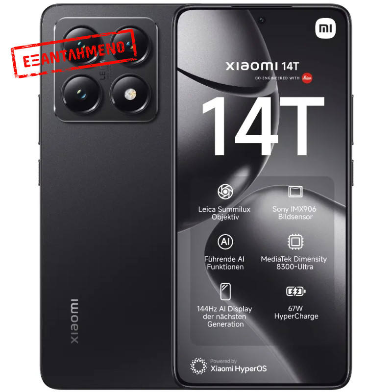 Xiaomi 14T 5G Dual Sim 6.67" 12GB/256GB NFC IP68 Titan Black