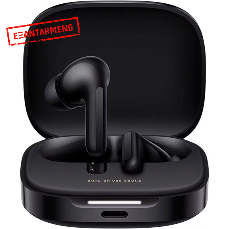 Wireless Bluetooth Xiaomi Redmi Buds 6 BHR9250GL με Active Noise Cancellation και Θήκη Φόρτισης Night Black Wireless Bluetooth Xiaomi Redmi Buds 6 BHR9250GL με Active Noise Cancellation και Θήκη Φόρτισης Night Black