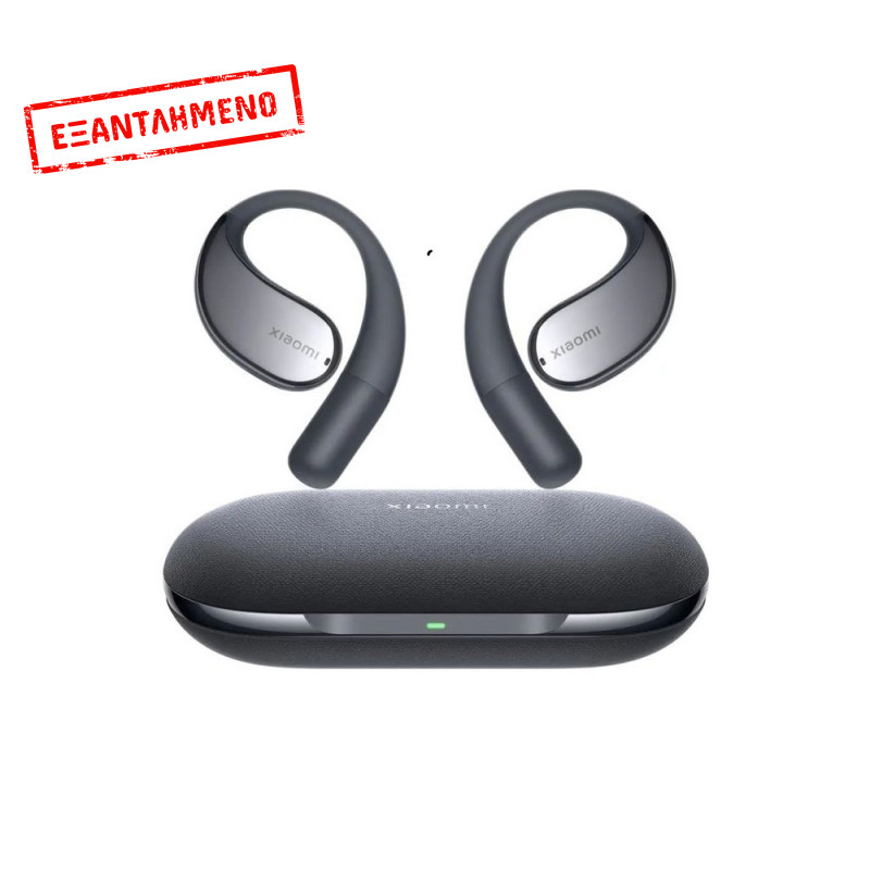 Wireless Bluetooth Xiaomi OpenWear Stereo Open Ear με Διπλά Μικρόφωνα και Θήκη Φόρτισης Cosmic Gray