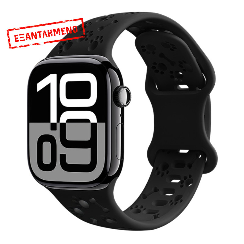 Watchband Hoco WA38 Time Series 38/40/41/42mm Silicon Strap για Apple Watch series 1/2/3/4/5/6/7/8/9/SE/SE2 Μαύρο Watchband Hoco WA38 Time Series 38/40/41/42mm Silicon Strap για Apple Watch series 1/2/3/4/5/6/7/8/9/SE/SE2 Μαύρο