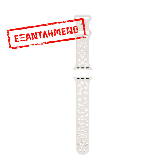 Watchband Hoco WA38 Time Series 38/40/41/42mm Silicon Strap για Apple Watch series 1/2/3/4/5/6/7/8/9/SE/SE2 Λευκό Watchband Hoco WA38 Time Series 38/40/41/42mm Silicon Strap για Apple Watch series 1/2/3/4/5/6/7/8/9/SE/SE2 Λευκό
