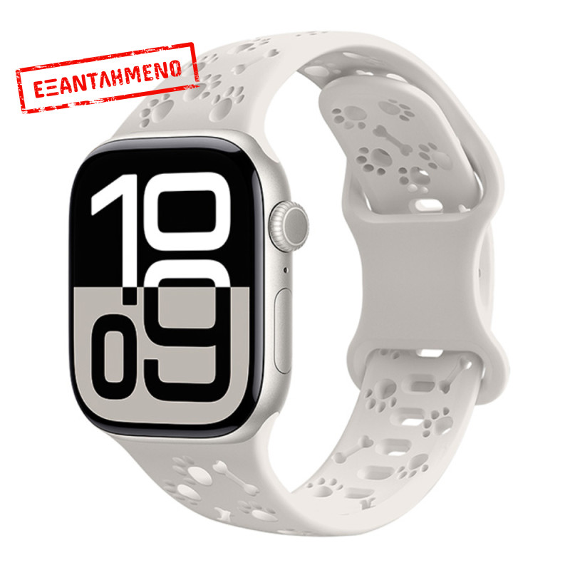 Watchband Hoco WA38 Time Series 38/40/41/42mm Silicon Strap για Apple Watch series 1/2/3/4/5/6/7/8/9/SE/SE2 Λευκό Watchband Hoco WA38 Time Series 38/40/41/42mm Silicon Strap για Apple Watch series 1/2/3/4/5/6/7/8/9/SE/SE2 Λευκό