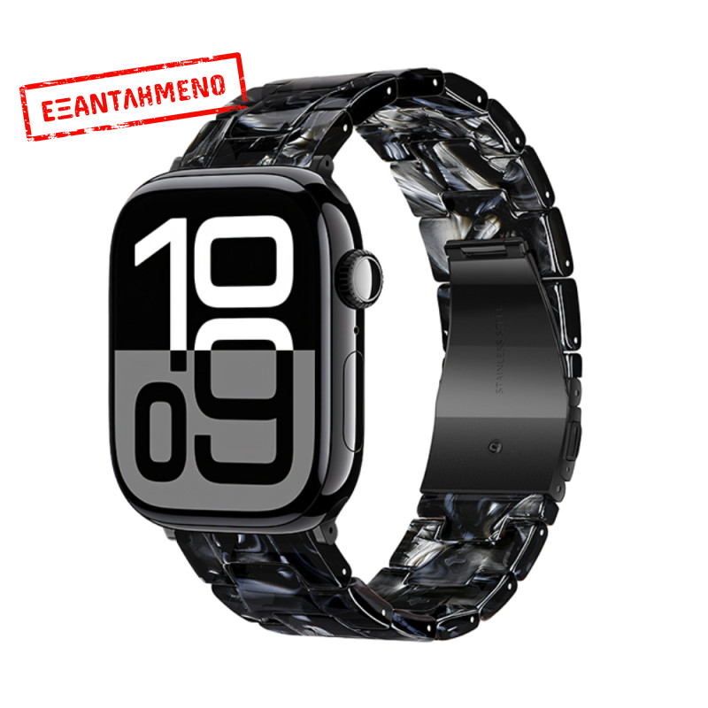 Watchband Hoco WA36 Elegant Series 44/45/46/49mm Πλαστικό Μπρασελέ για Apple Watch series 1/2/3/4/5/6/7/8/9/se/ultra1/ultra2 Μαύρο Watchband Hoco WA36 Elegant Series 44/45/46/49mm Πλαστικό Μπρασελέ για Apple Watch series 1/2/3/4/5/6/7/8/9/se/ultra1/ultra2 Μαύρο