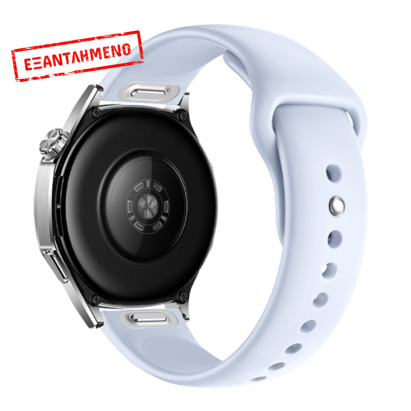 Watchband Hoco WH22 Silicon για Samsung Huawei Xiaomi Vivo OPPO κα 20mm Universal Ice Blue Watchband Hoco WH22 Silicon για Samsung Huawei Xiaomi Vivo OPPO κα 20mm Universal Ice Blue