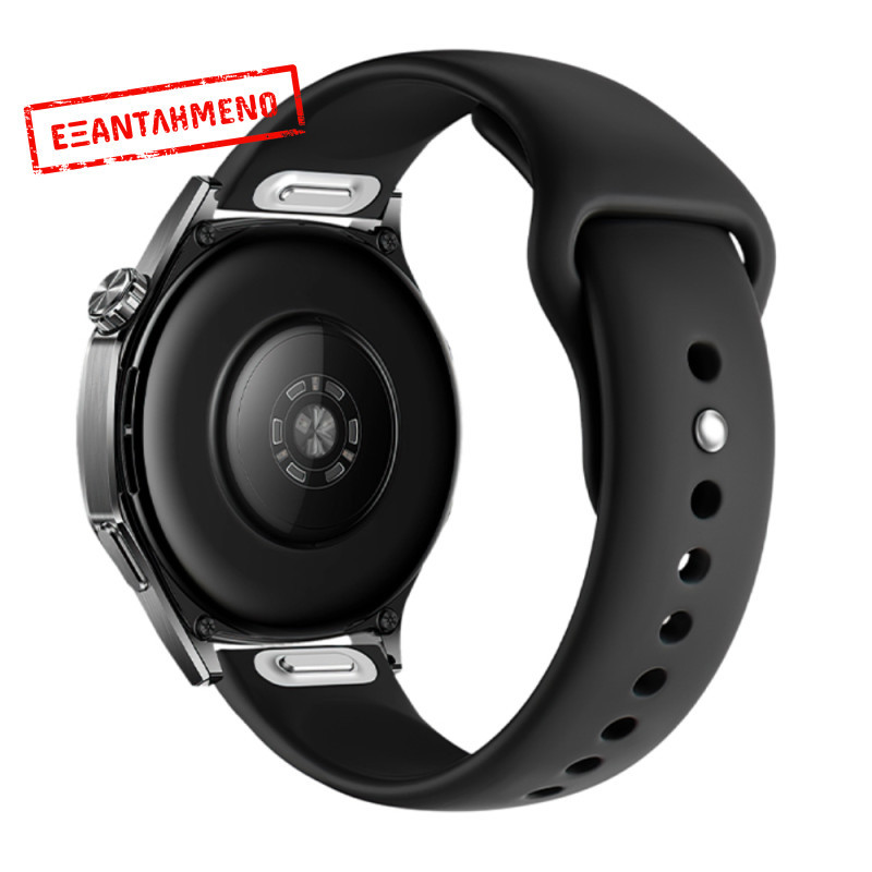Watchband Hoco WH22 Silicon για Samsung Huawei Xiaomi Vivo OPPO κα 22mm Universal Black Watchband Hoco WH22 Silicon για Samsung Huawei Xiaomi Vivo OPPO κα 22mm Universal Black