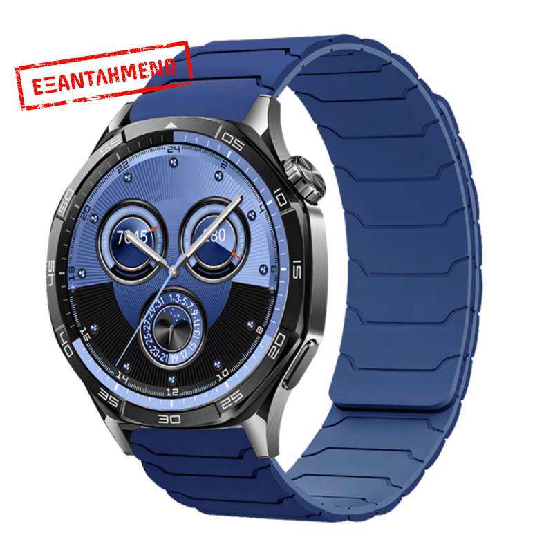 Watchband Hoco WH21 Flexible Silicon Μαγνητικό για Samsung Huawei Xiaomi Vivo OPPO κα 22mm Universal Μπλε Watchband Hoco WH21 Flexible Silicon Μαγνητικό για Samsung Huawei Xiaomi Vivo OPPO κα 22mm Universal Μπλε