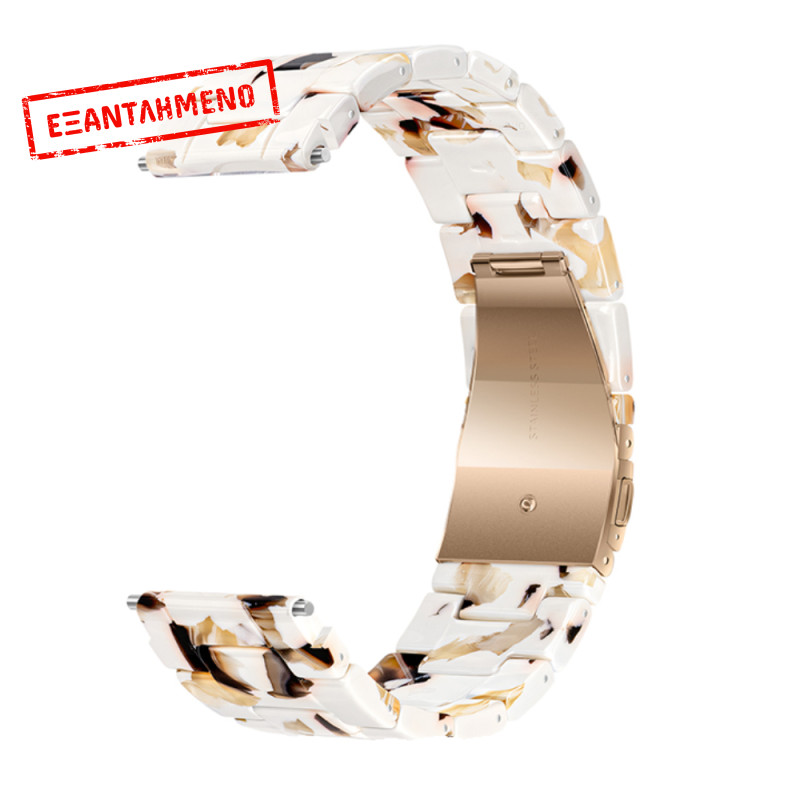 Watchband Hoco WH19 Elegant Series Πλαστικό Μπρασελέ για Samsung Huawei Xiaomi Vivo OPPO κα 22mm Universal Nougat Watchband Hoco WH19 Elegant Series Πλαστικό Μπρασελέ για Samsung Huawei Xiaomi Vivo OPPO κα 22mm Universal Nougat