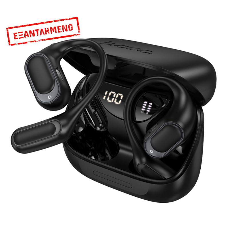Wireless Hands Free Hoco EA11 Honey TWS v5.4 500mAh 8h Ώρες Λειτουργίας Μαύρα
