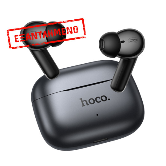 Wireless Hands Free Hoco EQ27 Fun ANC+ENC v5.4 320mAh 7 Ώρες Λειτουργίας και AI Μετάφραση σε 134 Γλώσσες Μαύρα