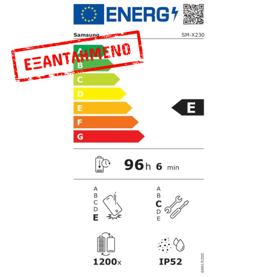 Samsung SM-X230 Galaxy Tab A11+ 11" Wi-Fi 6GB/128GB Grey Enterprise Edition