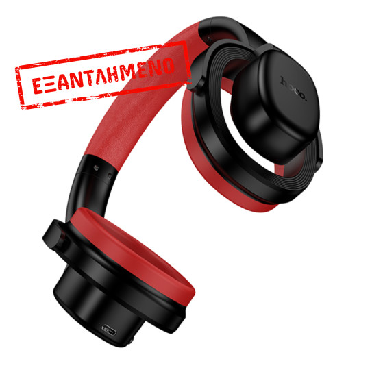 Wireless Ακουστικά Stereo Hoco Hoco W67 Rhyme Open Ear v5.4 300mAh 32hr Χρήσης με Μικρόφωνο Μαύρα Κόκκινα