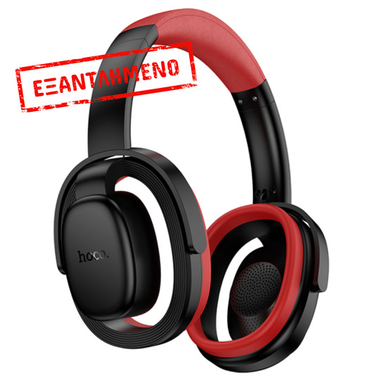 Wireless Ακουστικά Stereo Hoco Hoco W67 Rhyme Open Ear v5.4 300mAh 32hr Χρήσης με Μικρόφωνο Μαύρα Κόκκινα