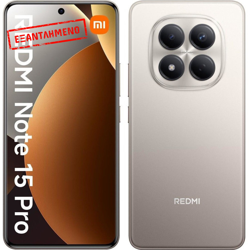 Xiaomi Redmi Note 15 Pro 4G Dual Sim 6.77" 8GB/256GB IP65 Titanium