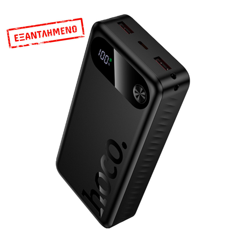 Power Bank Hoco J154A Victorious 20000mAh 1xUSB-C PD20W 2xUSB-A 22.5W και LED Ένδειξη Μπαταρίας Μαύρο