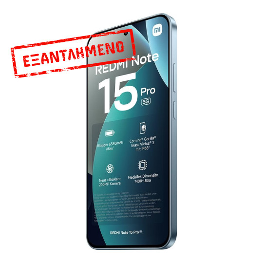 Xiaomi Redmi Note 15 Pro 5G Dual Sim 6.83" 12GB/512GB IP68 Glacier Blue