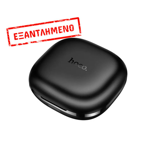 Wireless Hands Free Hoco EW204 Verso TWS v6 350mAh με 4 Ώρες Λειτουργίας και Κουμπιά για Έλεγχο Μουσικής στη Θήκη Φόρτισης Μαύρα