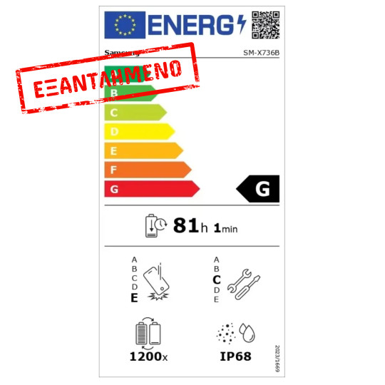 Samsung SM-X736 Galaxy Tab S11 11" 5G 12GB/256GB IP68 Grey