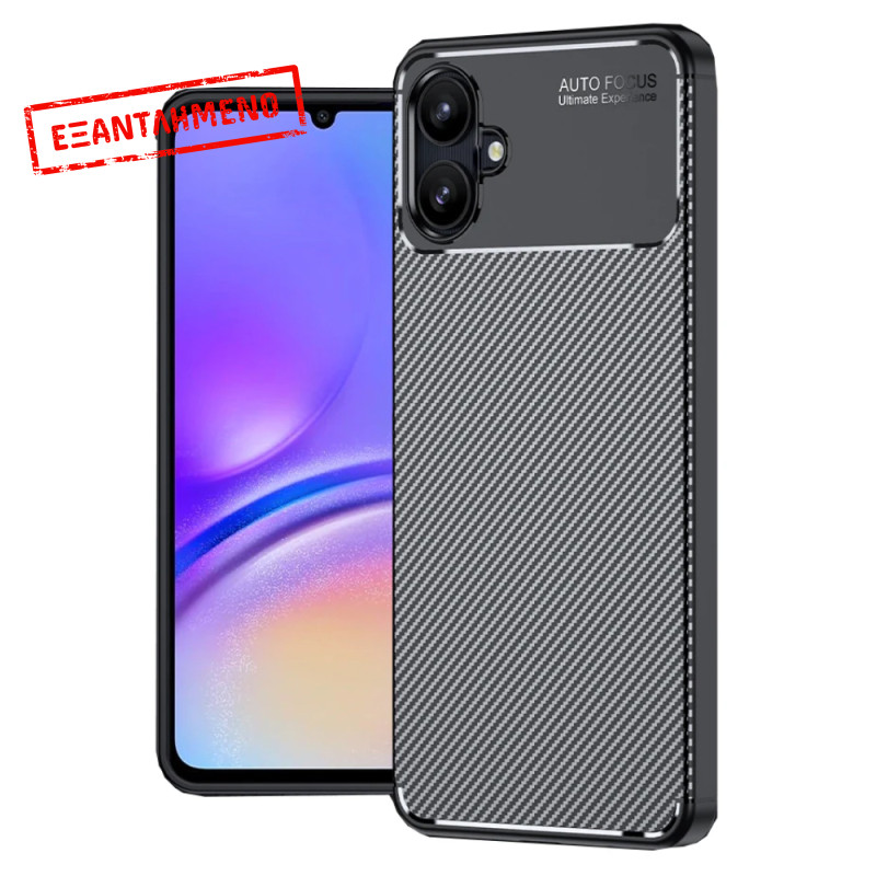 Θήκη Ancus AutoFocus Carbon Fiber για Samsung SM-A075 Galaxy A07 4G Μαύρη