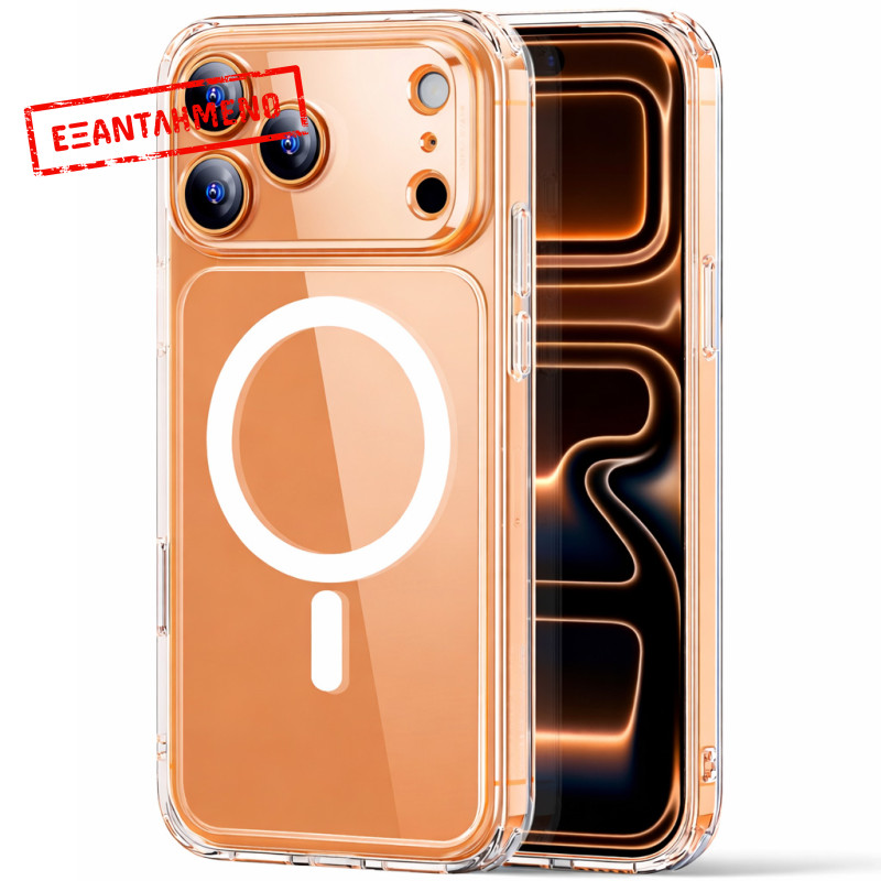 Θήκη TPU Ancus Magnetic Ring για Apple iPhone 17 Pro Διάφανη