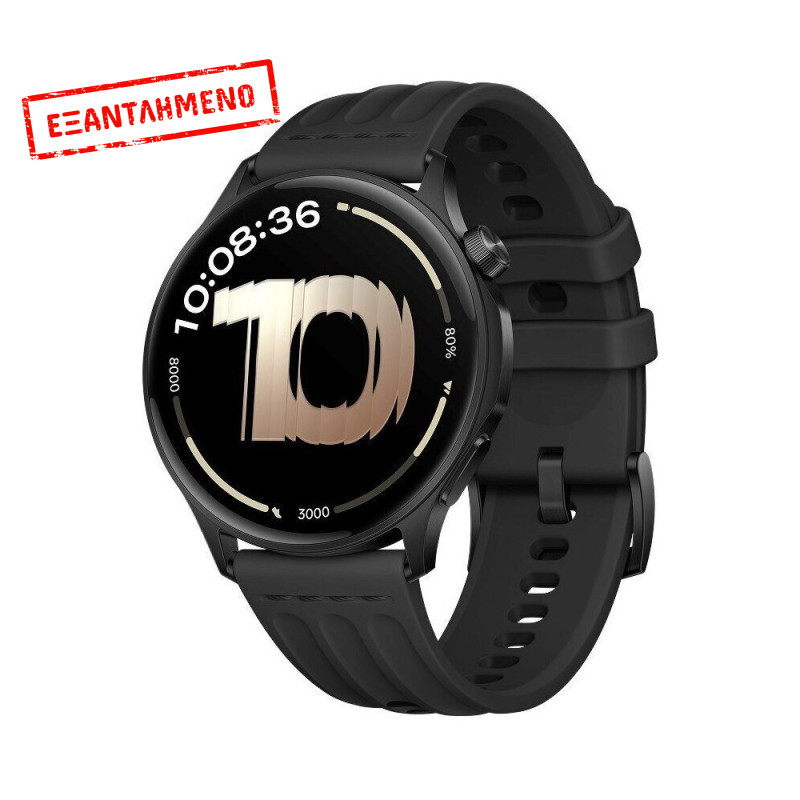 Smartwatch OnePlus Watch Lite 1.46" AMOLED GPS 5 ATM με Δυνατότητα Κλήσεων Black Steel