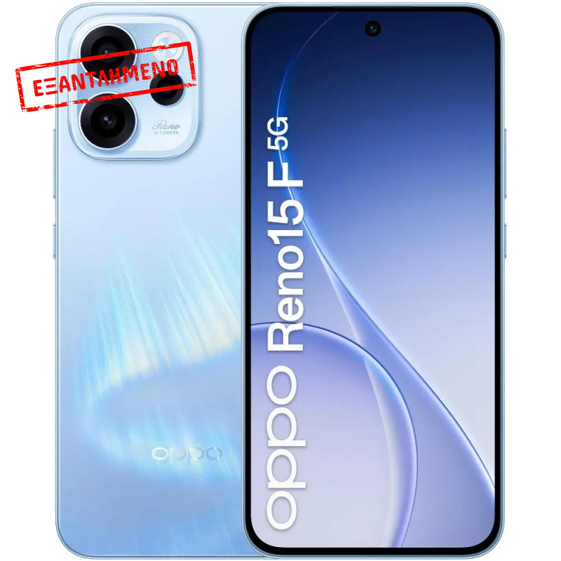 Oppo Reno15 F 5G Dual Sim 6.57" 12GB/512GB IP68 Aurora Blue