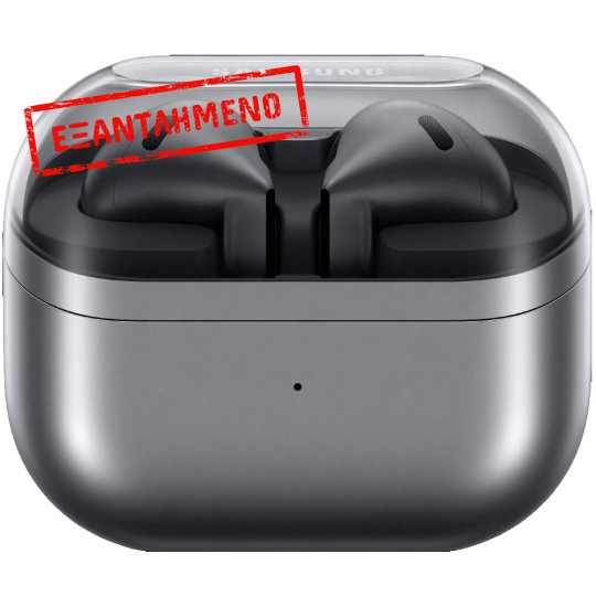Wireless Bluetooth Samsung Galaxy Buds3 SM-R530 ANC IP57 + Θήκη Φόρτισης Silver