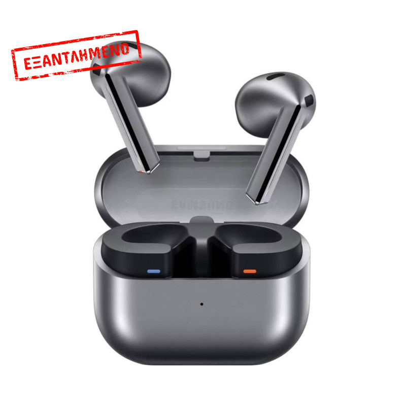 Wireless Bluetooth Samsung Galaxy Buds3 SM-R530 ANC IP57 + Θήκη Φόρτισης Silver