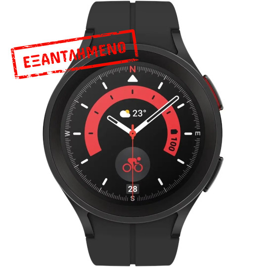 Smartwatch Samsung Galaxy Watch5 Pro LTE R925 1.36" Super AMOLED GPS NFC 5ATM με Δυνατότητα Κλήσεων Black Smartwatch Samsung Galaxy Watch5 Pro LTE R925 1.36" Super AMOLED GPS NFC 5ATM με Δυνατότητα Κλήσεων Black