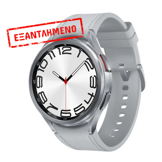 Smartwatch Samsung Galaxy Watch6 Classic LTE R955 1.3" Super AMOLED GPS eSIM NFC 5ATM με Δυνατότητα Κλήσεων Silver Smartwatch Samsung Galaxy Watch6 Classic LTE R955 1.3" Super AMOLED GPS eSIM NFC 5ATM με Δυνατότητα Κλήσεων Silver