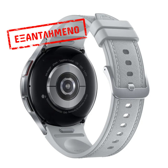 Smartwatch Samsung Galaxy Watch6 Classic LTE R955 1.3" Super AMOLED GPS eSIM NFC 5ATM με Δυνατότητα Κλήσεων Silver Smartwatch Samsung Galaxy Watch6 Classic LTE R955 1.3" Super AMOLED GPS eSIM NFC 5ATM με Δυνατότητα Κλήσεων Silver