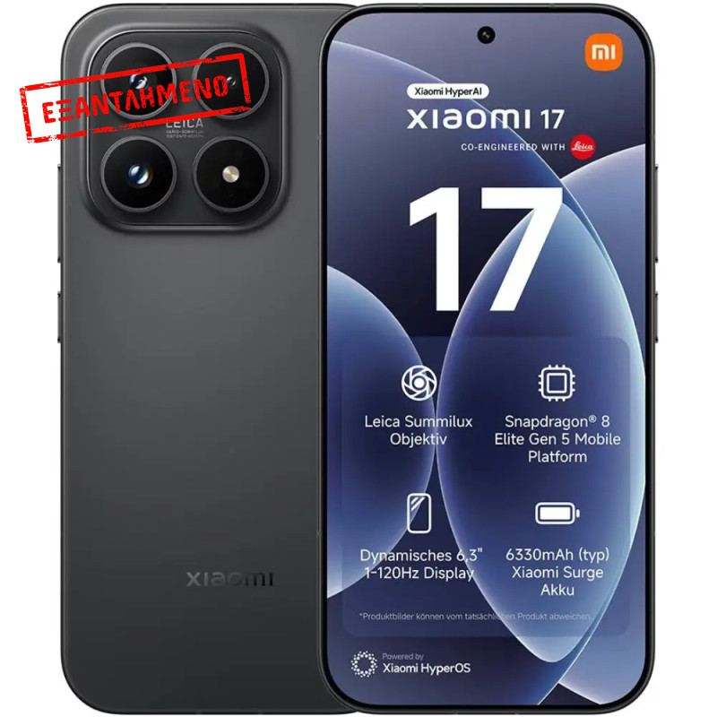 Xiaomi 17 5G Dual Sim 6.3" 12GB/256GB NFC IP68 Black