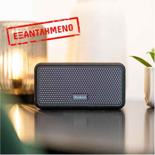 Φορητό Ηχείο Wireless Yenkee MAMBO S YSP 50BK Mini BT v5.3 TWS 4400mAh 20W με USB-C SD CARD 3.5mm Μαύρο
