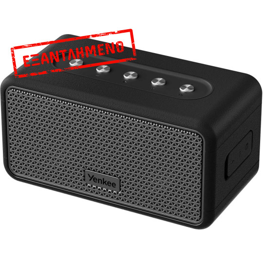 Φορητό Ηχείο Wireless Yenkee MAMBO S YSP 50BK Mini BT v5.3 TWS 4400mAh 20W με USB-C SD CARD 3.5mm Μαύρο
