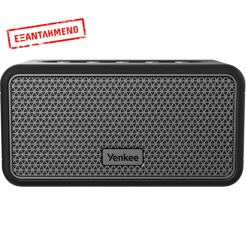 Φορητό Ηχείο Wireless Yenkee MAMBO S YSP 50BK Mini BT v5.3 TWS 4400mAh 20W με USB-C SD CARD 3.5mm Μαύρο