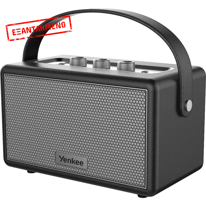Φορητό Ηχείο Wireless Yenkee YSP 55BK Mini 45W BT v5.3 TWS με USB-C SD CARD 3.5mm Μαύρο