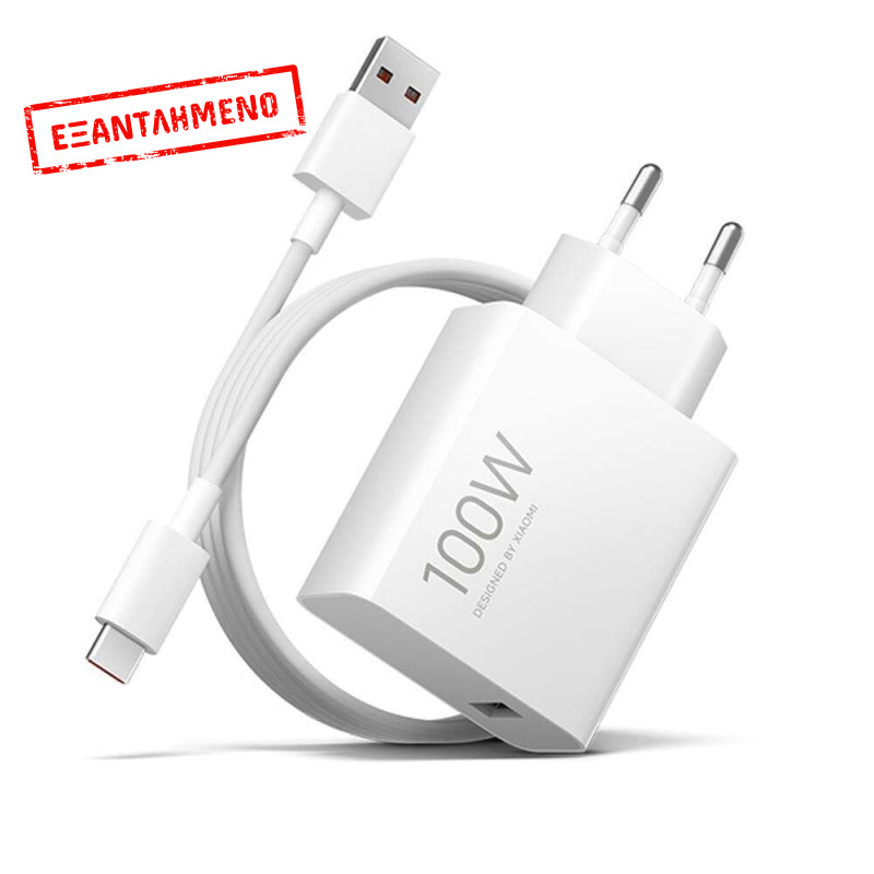 Φορτιστής Ταξιδίου Xiaomi Charge Combo 100W BHR095VEU Quick Charge 3.0 με Καλώδιο USB-C 1μ