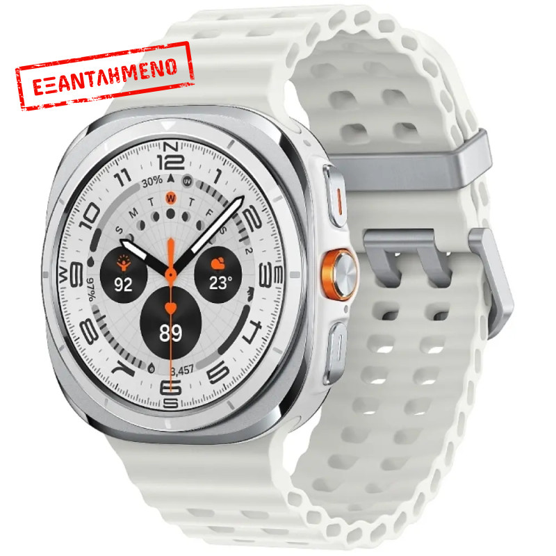Smartwatch Samsung Galaxy Watch Ultra (2025) LTE L705 1,5 " Super AMOLED GPS eSim NFC 10ATM με Δυνατότητα Κλήσεων Titanium White Smartwatch Samsung Galaxy Watch Ultra (2025) LTE L705 1,5 " Super AMOLED GPS eSim NFC 10ATM με Δυνατότητα Κλήσεων Titanium White