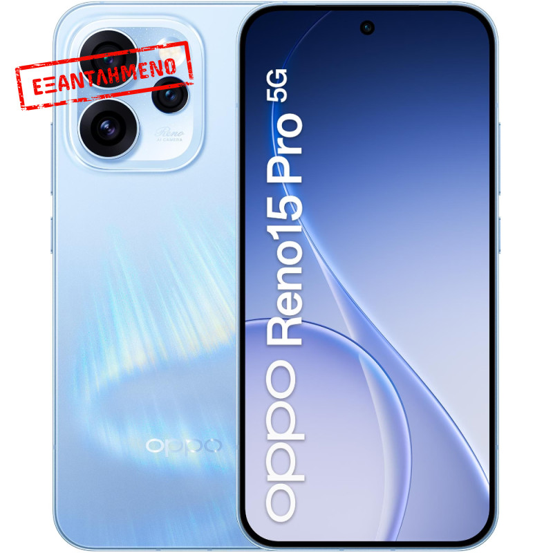 Oppo Reno15 Pro 5G Dual Sim 6.32" 12GB/512GB NFC IP68 Aurora Blue Oppo Reno15 Pro 5G Dual Sim 6.32" 12GB/512GB NFC IP68 Aurora Blue