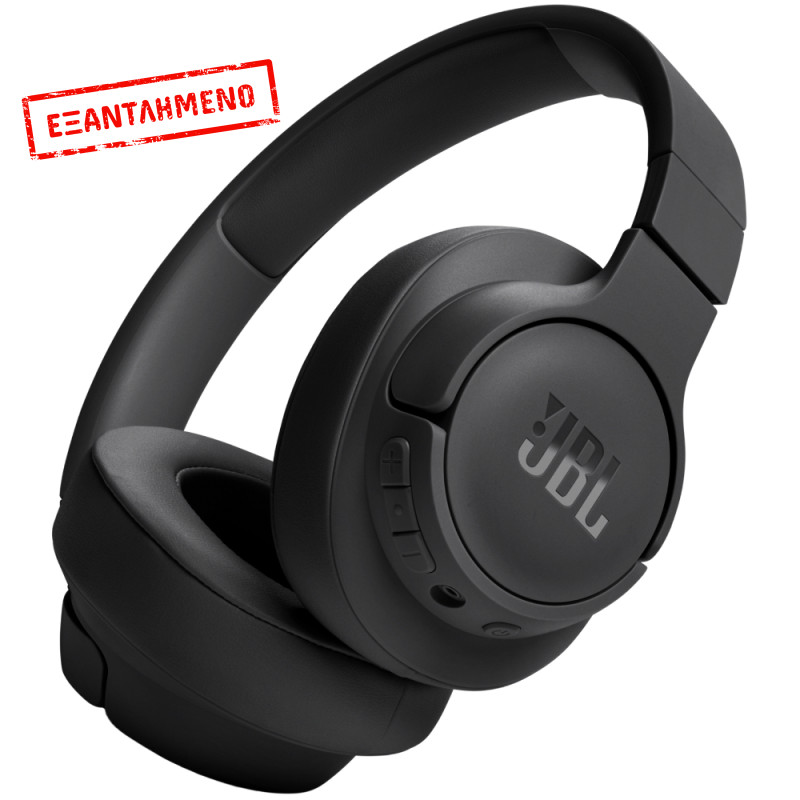 Bluetooth Ακουστικά Over Ear Ασύρματα & Ενσύρματα JBL Tune 720BT με Pure Bass Voice Aware Jack 3.5mm 76h Playtime και Quick Charge Black Bluetooth Ακουστικά Over Ear Ασύρματα & Ενσύρματα JBL Tune 720BT με Pure Bass Voice Aware Jack 3.5mm 76h Playtime και Quick Charge Black