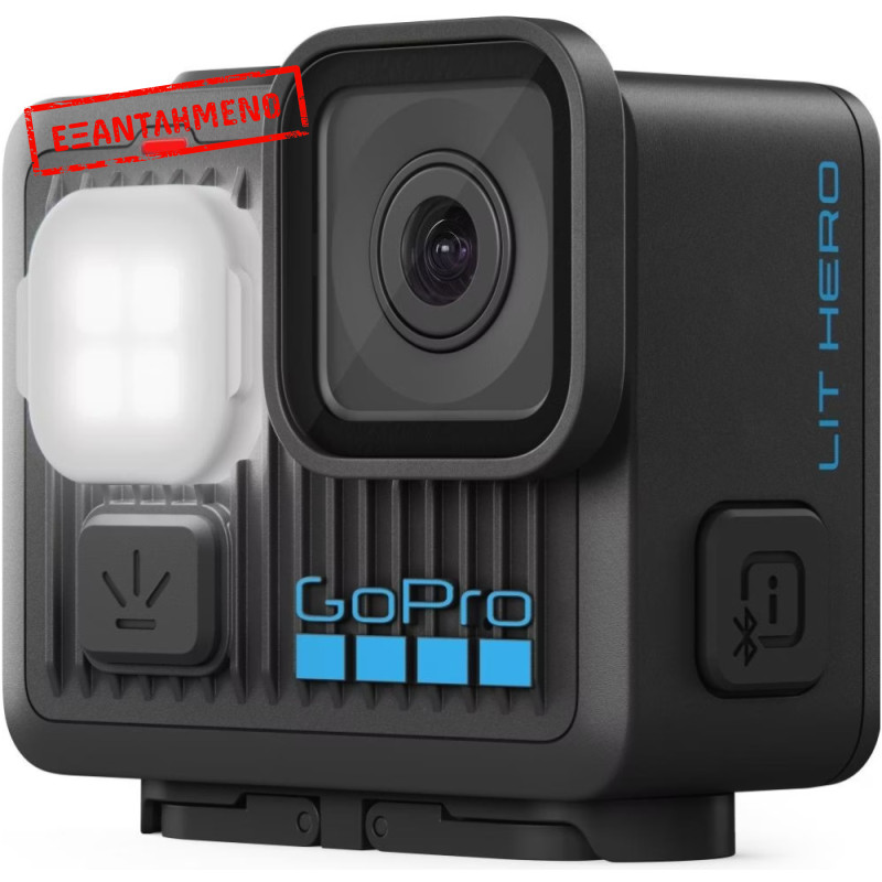 Action Camera GoPro LIT Hero CHDHF-132-EU 4K Ultra HD 165° Οθόνη Αφής Wi-Fi και έως 5m Υποβρύχια Black