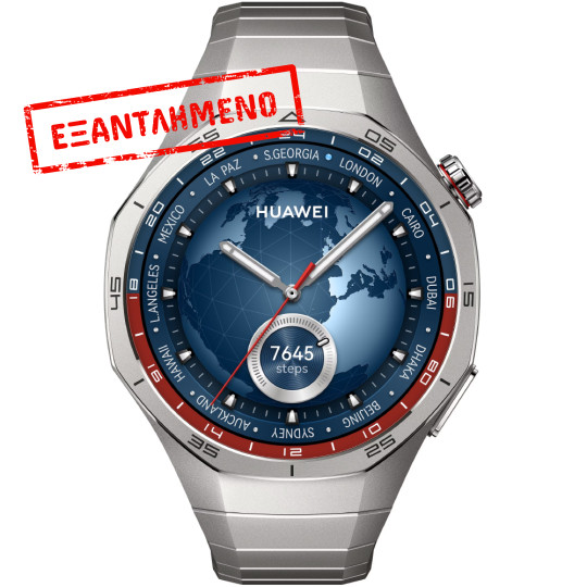 Huawei Watch GT5 Pro 46mm GPS NFC 5ATM με Δυνατότητα Κλήσεων Silver