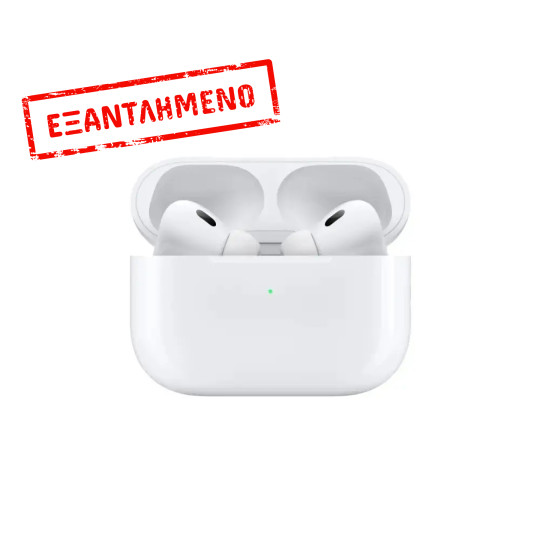 Bluetooth Apple AirPods Pro 2 MTJV3HN/A με Active Noise Cancellation IP54 και MagSafe Θήκη Φόρτισης (USB‑C)