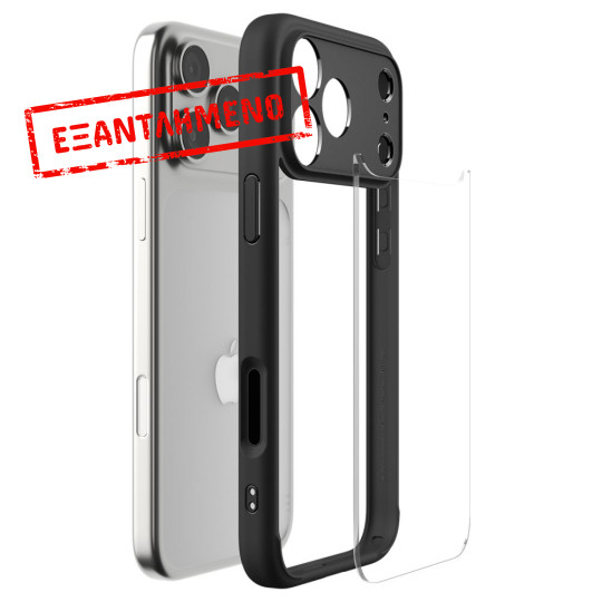 Θήκη Spigen Ultra Hybrid για Apple iPhone 17 Pro Max Μαύρη