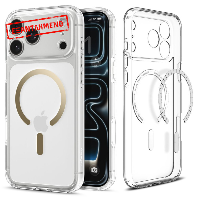 Θήκη Spigen Ultra Hybrid Magsafe για Apple iPhone 17 Pro Max Διάφανο-Χρυσό