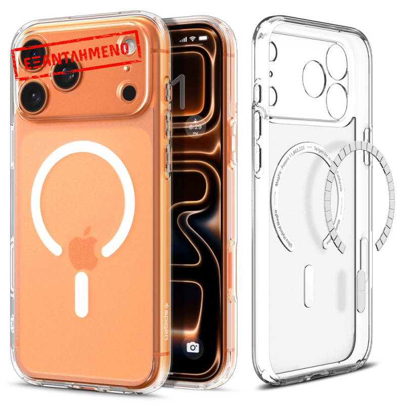 Θήκη Spigen Ultra Hybrid Magsafe για Apple iPhone 17 Pro Max Ημιδιάφανο Λευκό