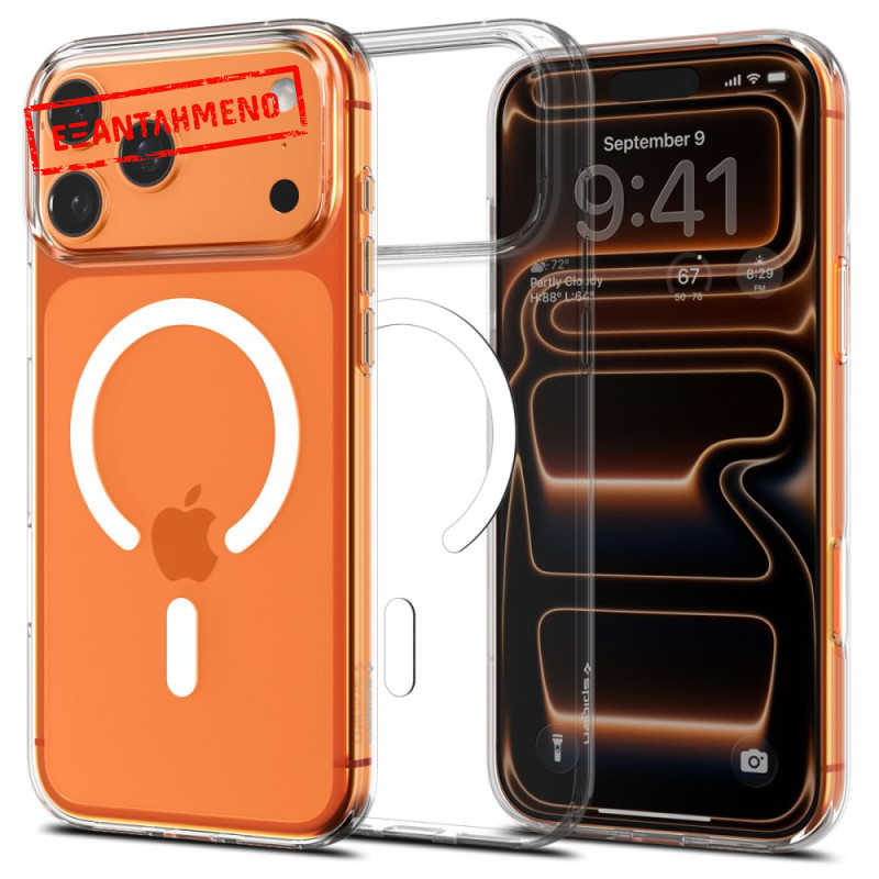 Θήκη Spigen Liquid Crystal Magsafe για Apple iPhone 17 Pro Max Διάφανο-Λευκό