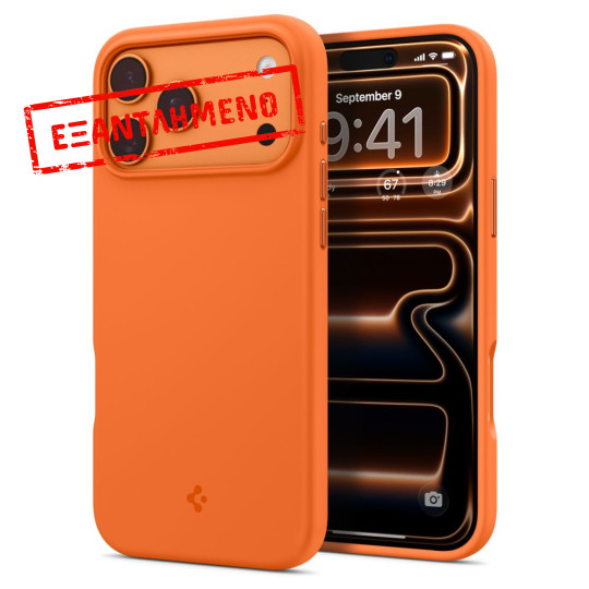 Θήκη Spigen Silicone Fit Magsafe για Apple iPhone 17 Pro Πορτοκαλί