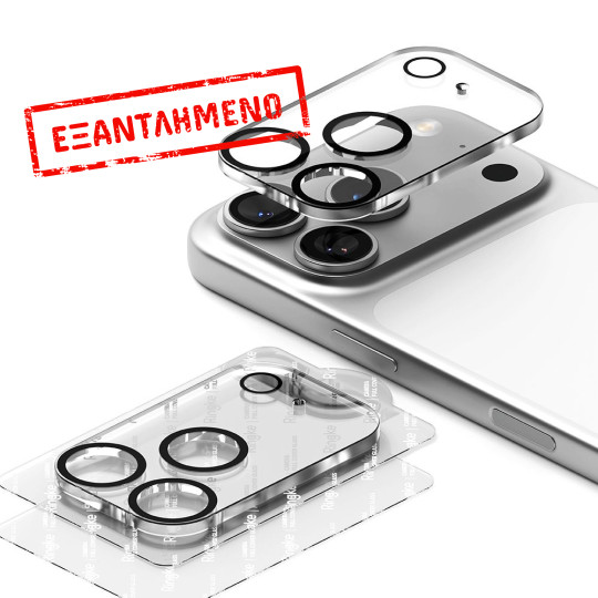Προστασία Κάμερας Ringke Full Cover για Apple iPhone 17 Pro  Μαύρο 2 Τεμαχίων