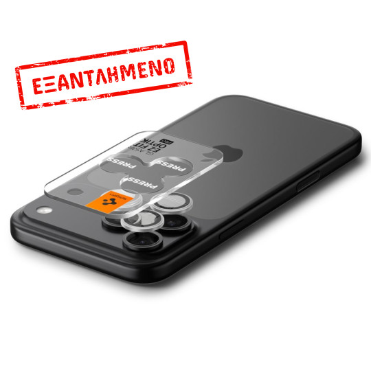 Προστασία Κάμερας Spigen Optik Pro Ez Fit Glass για Apple iPhone 16 Pro 16 Pro Max 17 Pro 17 Pro Max Ασημί 2 Τμχ