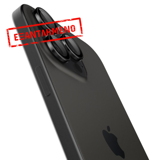 Προστασία Κάμερας Spigen Optik Pro Ez Fit Glass για Apple iPhone 16 Pro 16 Pro Max 17 Pro 17 Pro Max Μαύρο 2 Τμχ